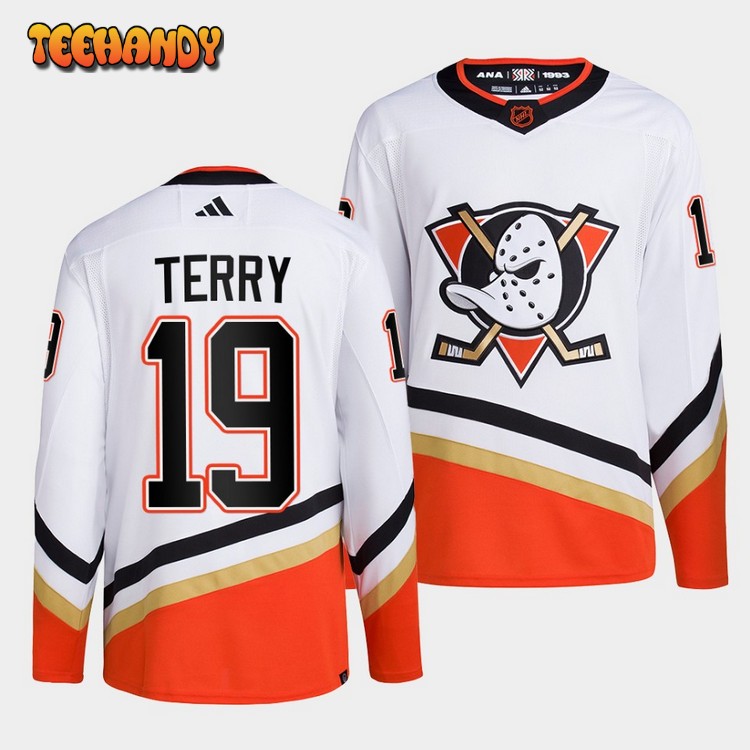 Anaheim Ducks Troy Terry Reverse White Jersey