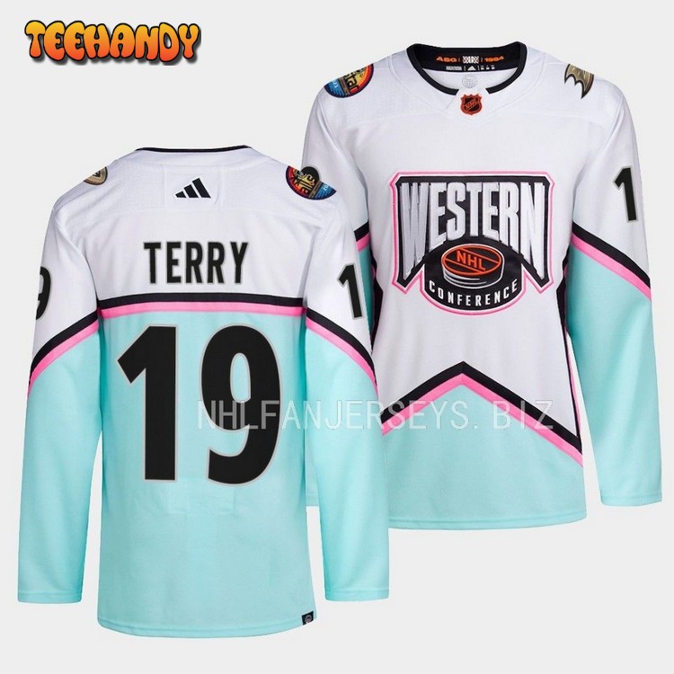 Anaheim Ducks Troy Terry Western Conference 2023 NHL White Jersey