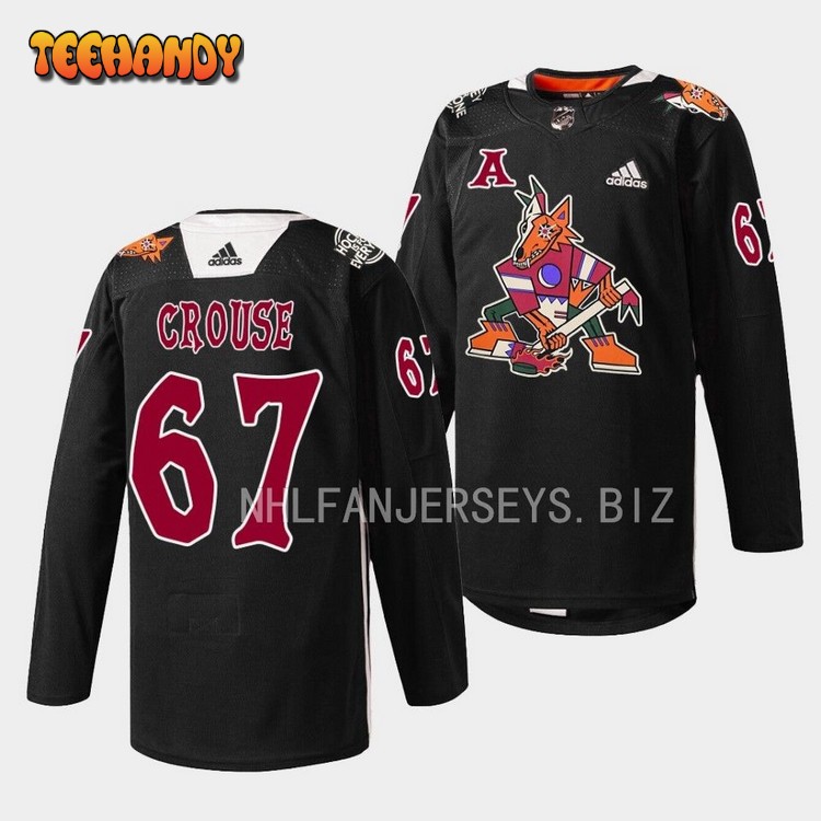 Arizona Coyotes Lawson Crouse 2023 Black Excellence Night Black Jersey