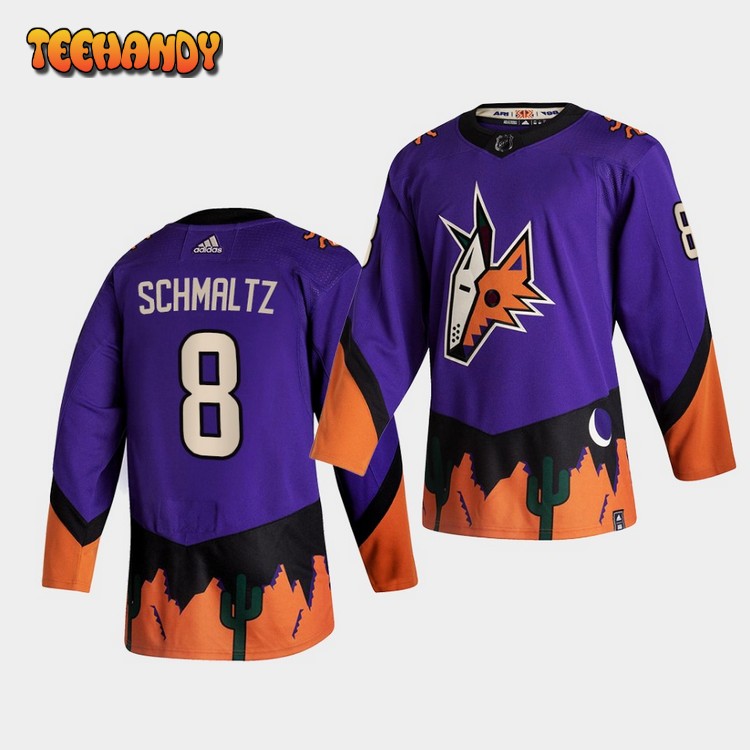 Arizona Coyotes Nick Schmaltz Reverse Purple Jersey