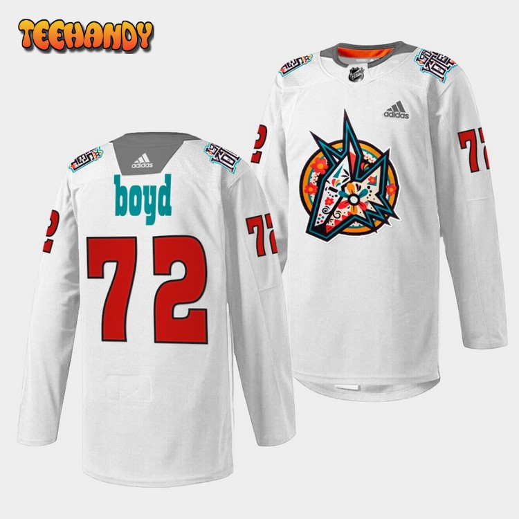 Arizona Coyotes Travis Boyd Los Yotes Night White Jersey