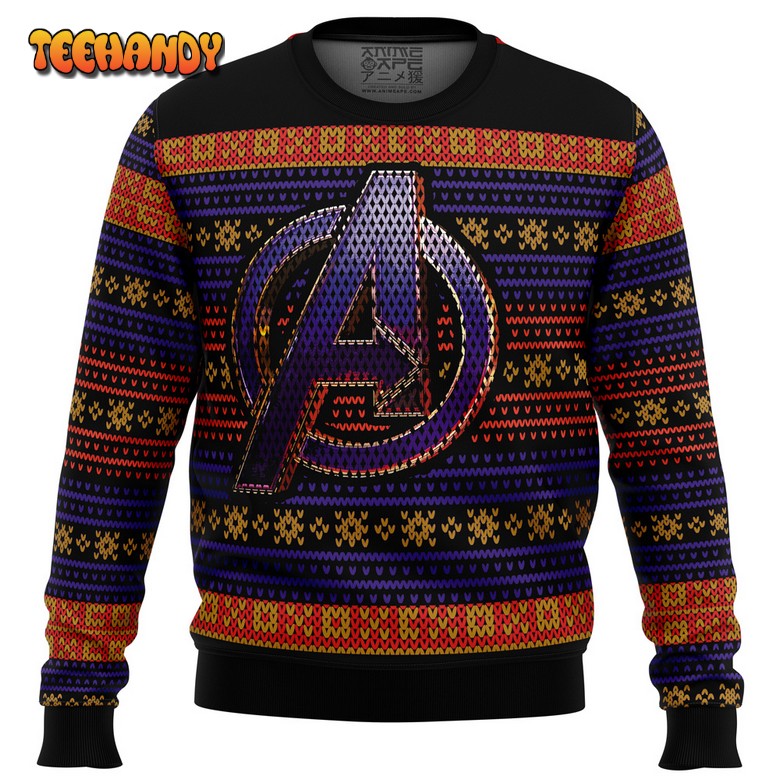 Avengers Logo Ugly Christmas Sweater