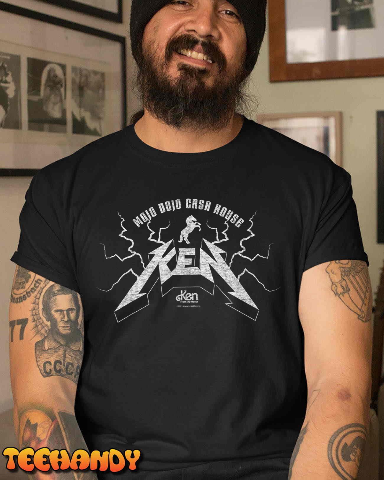 Barbie The Movie – Country Metal Ken Logo T-Shirt