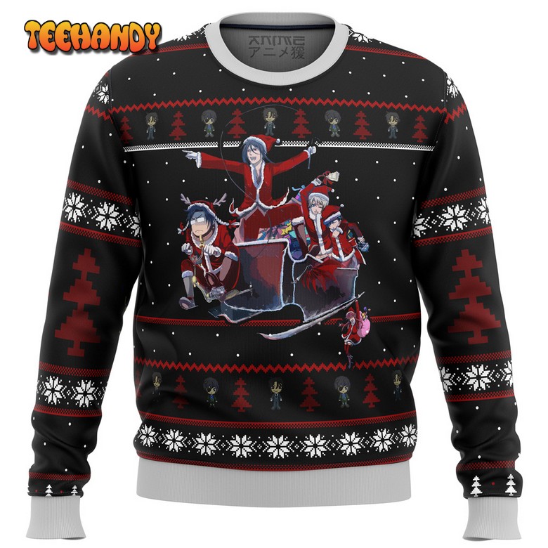 Black Butler Holiday Ugly Christmas Sweater