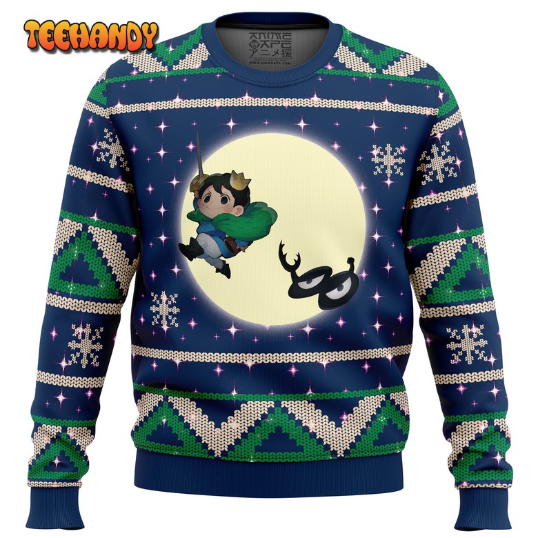 Bojji and Kage Full Moon Ranking of Kings Ugly Christmas Sweater