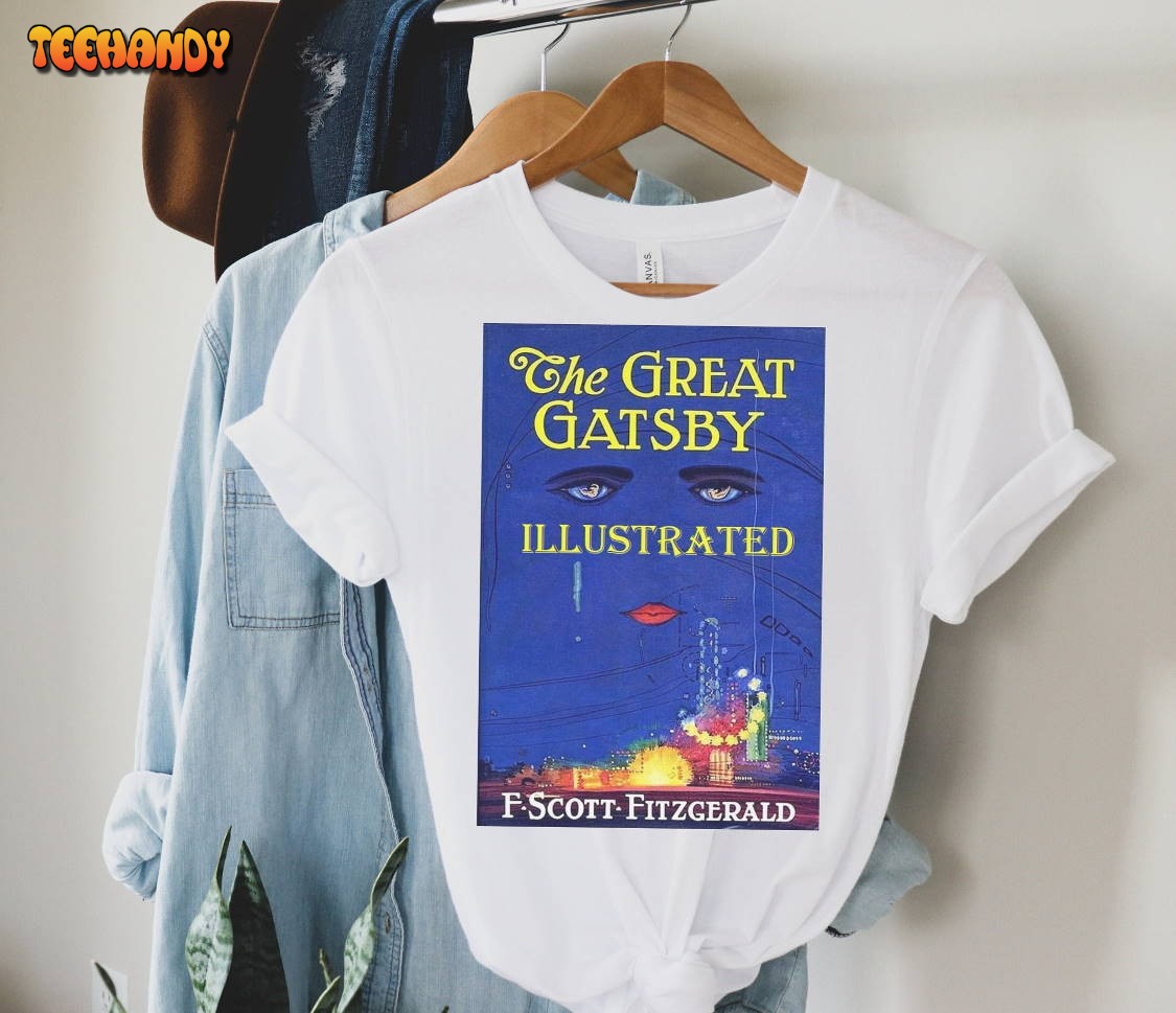 Book Lover tshirt, Great Gatsby shirt, Reading t-shirt