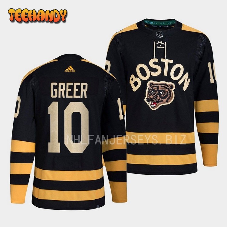 Boston Bruins A.J. Greer 2023 Winter Classic Black Jersey