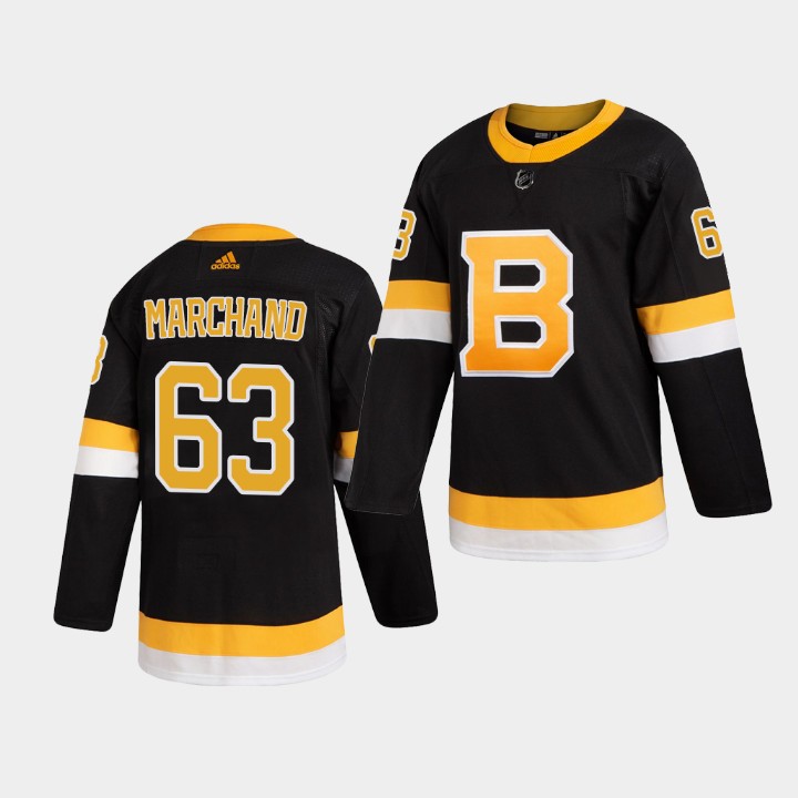 Boston Bruins Brad Marchand Pro 2019-20 Alternate Jersey