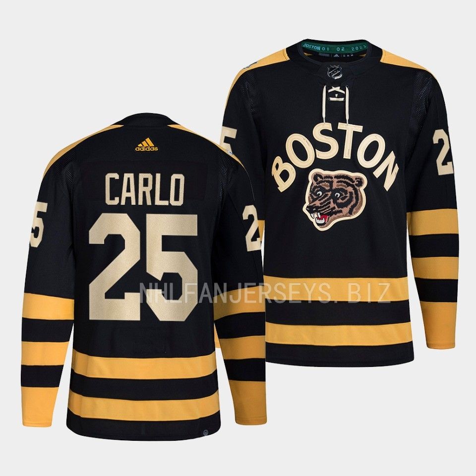 Boston Bruins Brandon Carlo 2023 Winter Classic Black Jersey