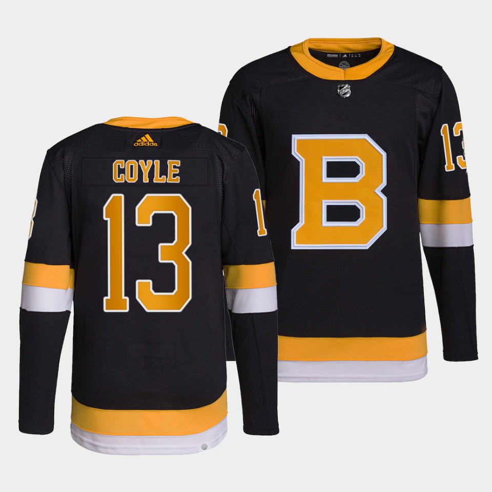 Boston Bruins Charlie Coyle Home Black Jersey