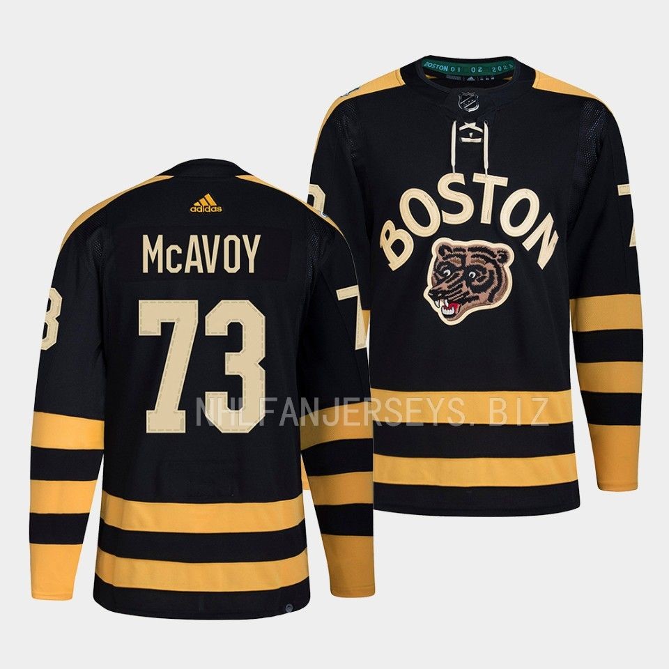 Boston Bruins Charlie McAvoy 2023 Winter Classic Black Jersey