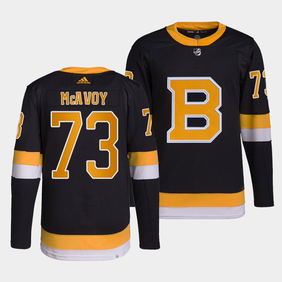 Boston Bruins Charlie McAvoy Home Black Jersey