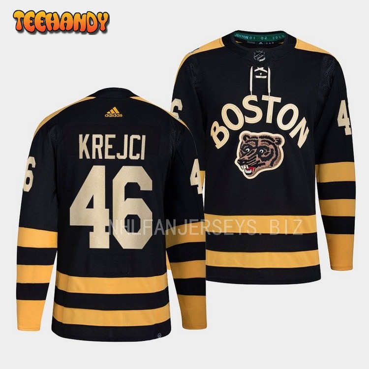 Boston Bruins David Krejci 2023 Winter Classic Black Jersey