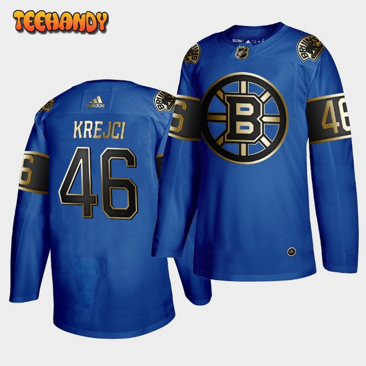 Boston Bruins David Krejci Black Golden Day Jersey