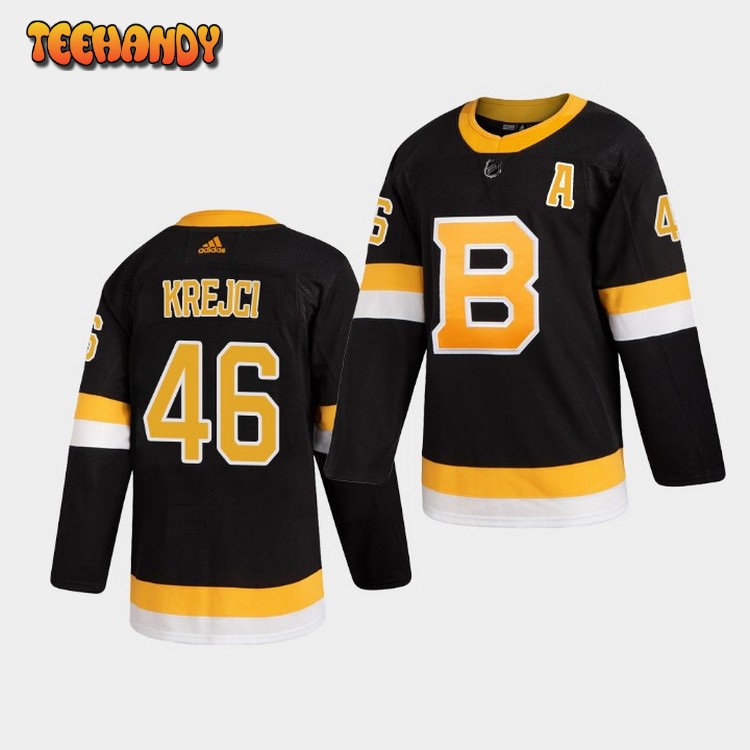 Boston Bruins David Krejci Pro 2019-20 Alternate Jersey