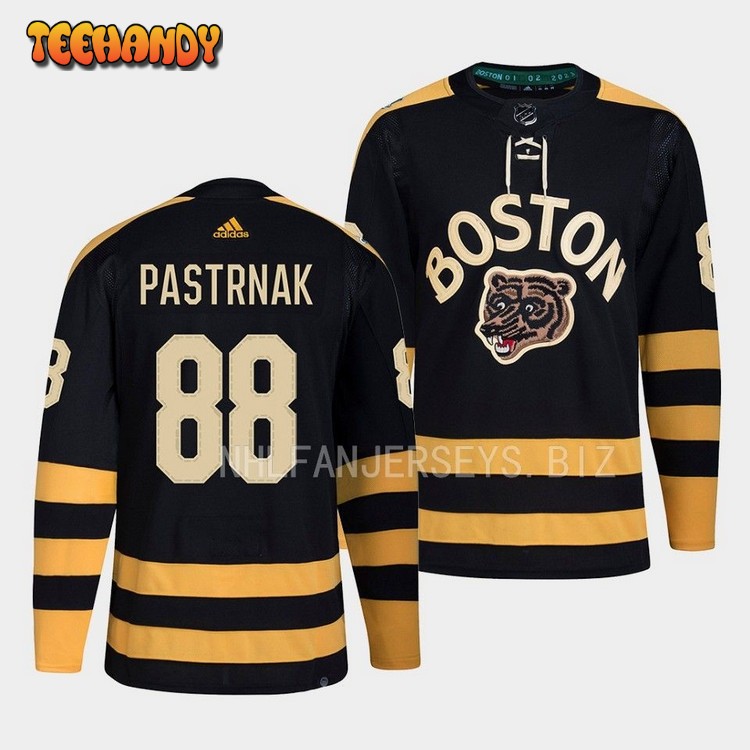 Boston Bruins David Pastrnak 2023 Winter Classic Black Jersey