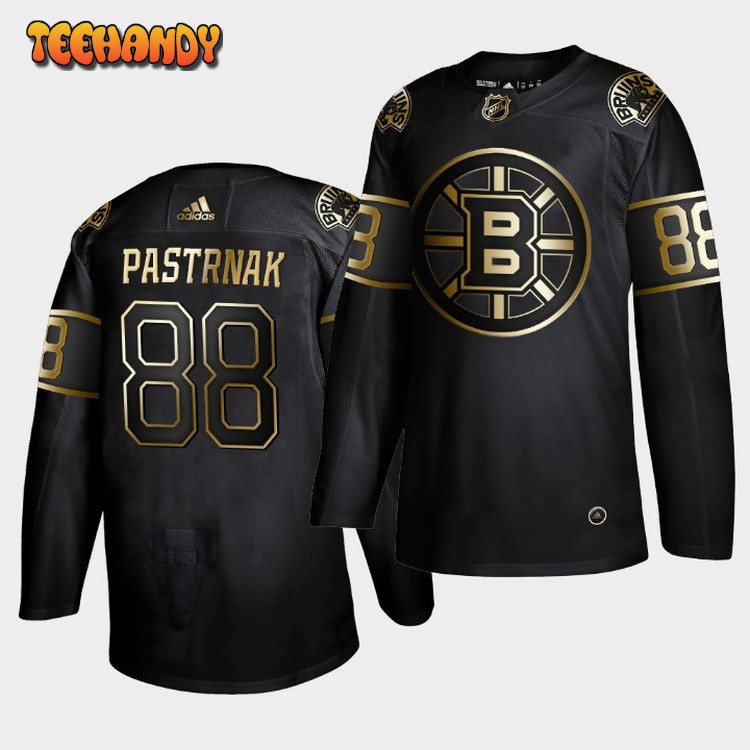 Boston Bruins David Pastrnak Golden Edition Black Jersey