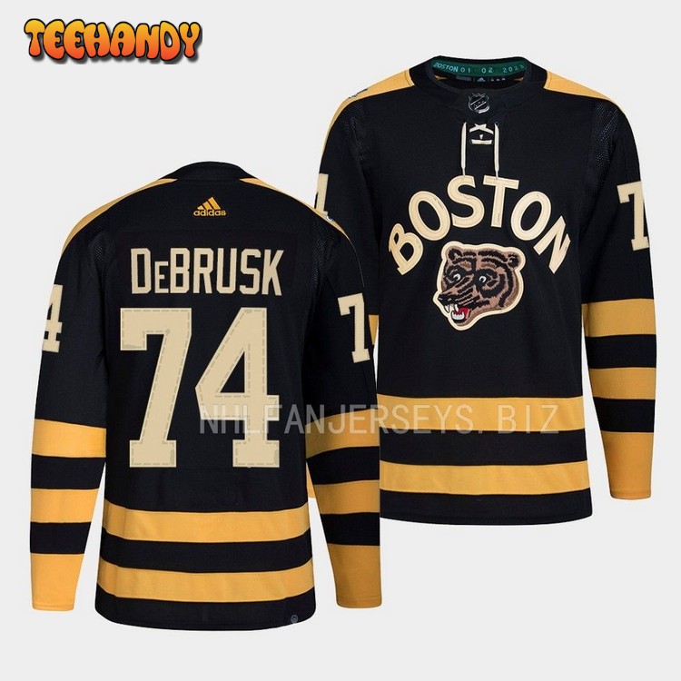 Boston Bruins Jake DeBrusk 2023 Winter Classic Black Jersey