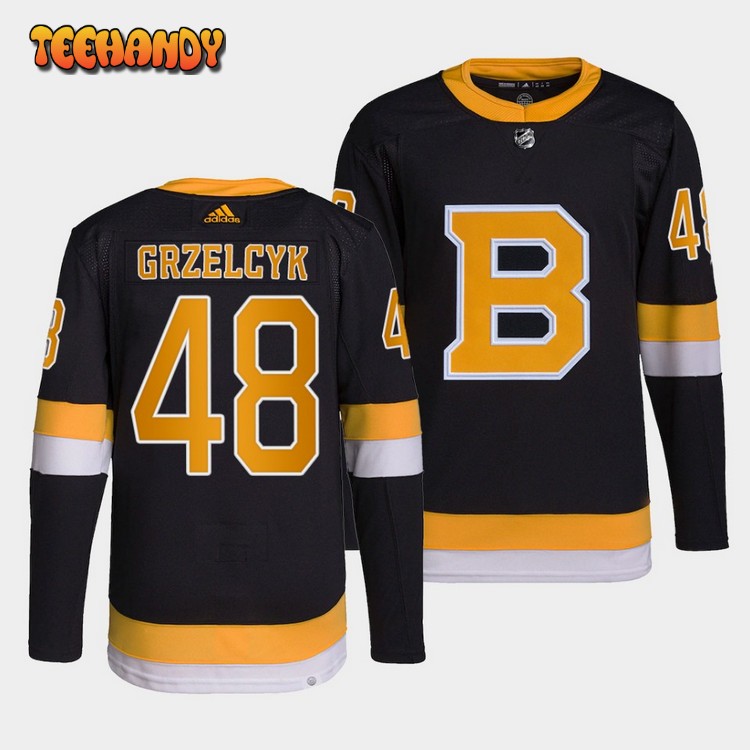 Boston Bruins Matt Grzelcyk Home Black Jersey