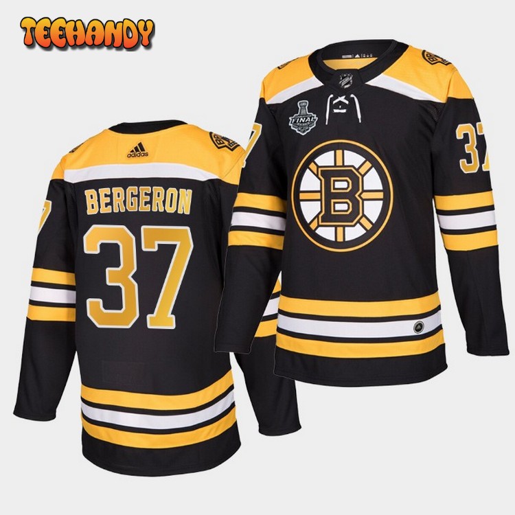 Boston Bruins Patrice Bergeron Stanley Cup Final 2019 Home Jersey