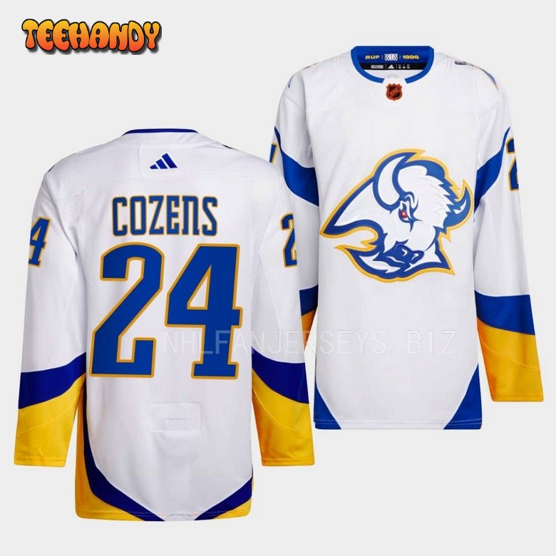 Buffalo Sabres Dylan Cozens Reverse Retro 2.0 White Jersey