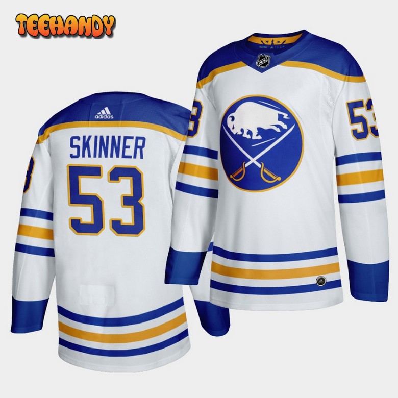 Buffalo Sabres Jeff Skinner 2020-21 Away White Jersey