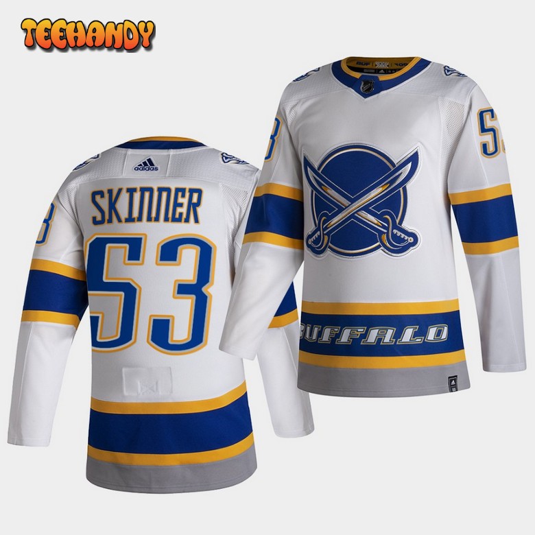 Buffalo Sabres Jeff Skinner 2021 Reverse Retro White Edition Jersey