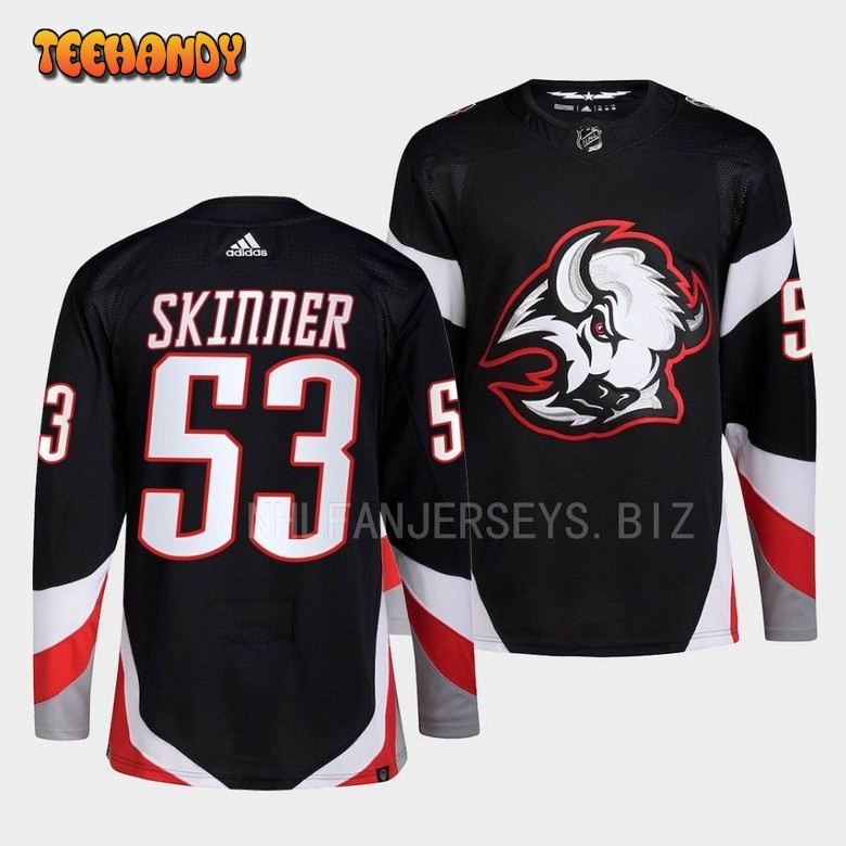 Buffalo Sabres Jeff Skinner 2022-23 Goathead Alternate Black Jersey