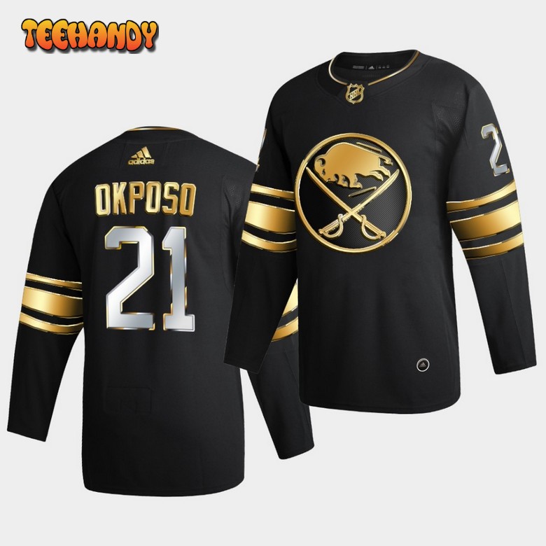 Buffalo Sabres Kyle Okposo 2020-21 Golden Edition Limited Black Jersey