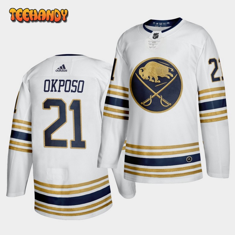 Buffalo Sabres Kyle Okposo 50th Anniversary 2019-20 Third Jersey