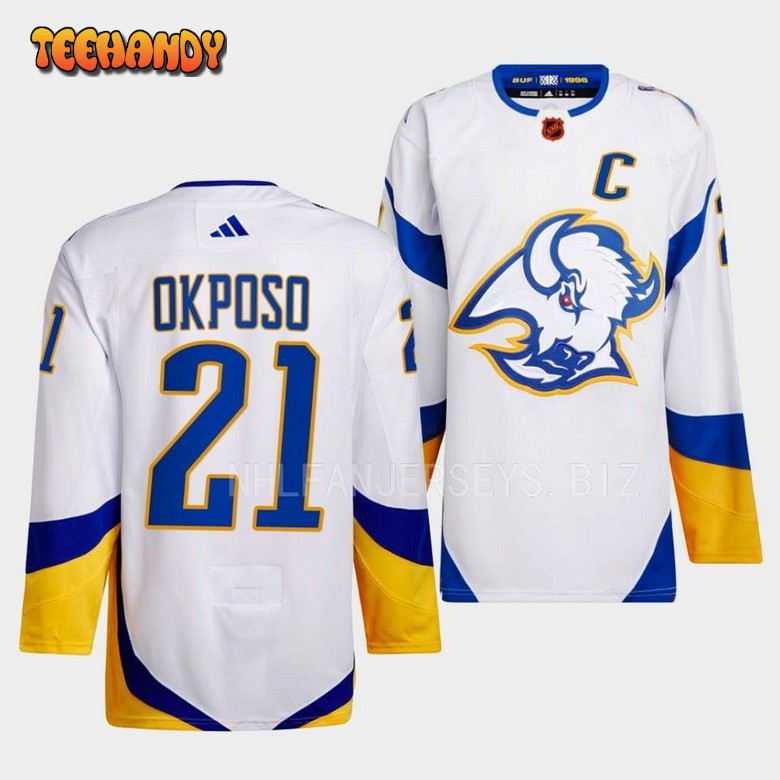 Buffalo Sabres Kyle Okposo Reverse Retro 2.0 White Jersey