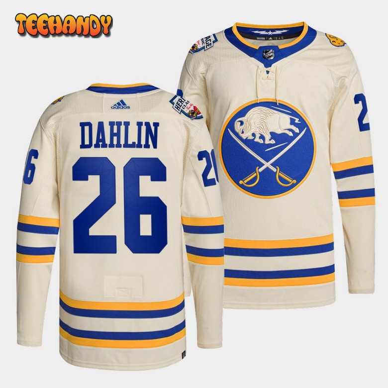 Buffalo Sabres Rasmus Dahlin 2022 Heritage Classic White Jersey