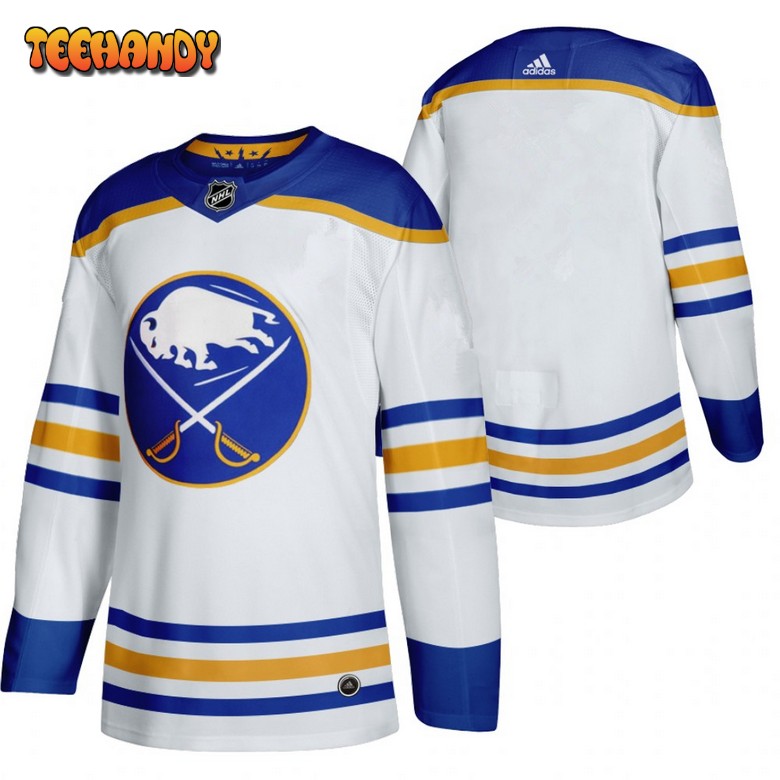 Buffalo Sabres Team 2021 Away White Jersey