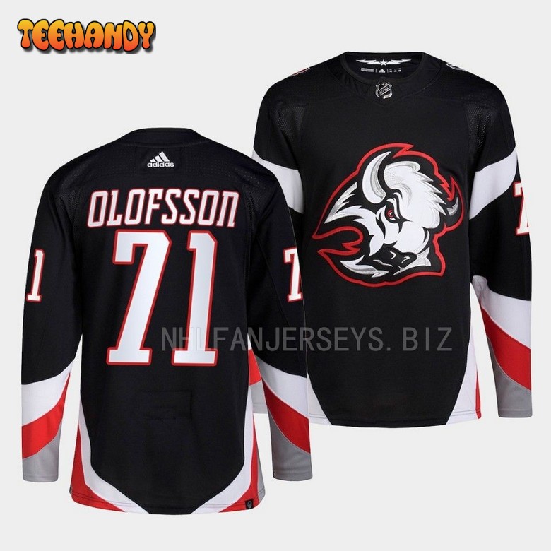 Buffalo Sabres Victor Olofsson 2022-23 Goathead Alternate Black Jersey