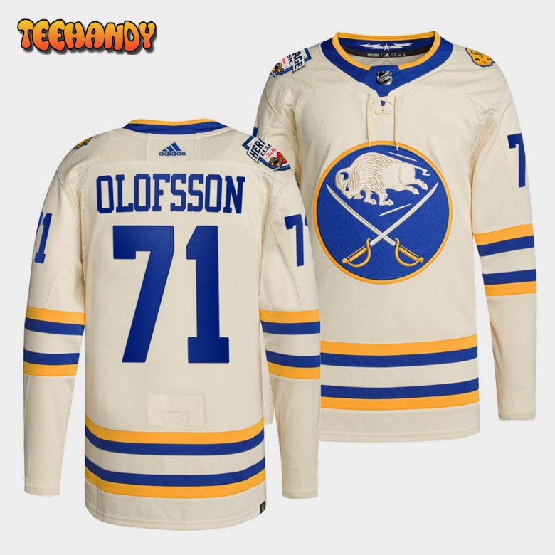 Buffalo Sabres Victor Olofsson 2022 Heritage Classic White Jersey