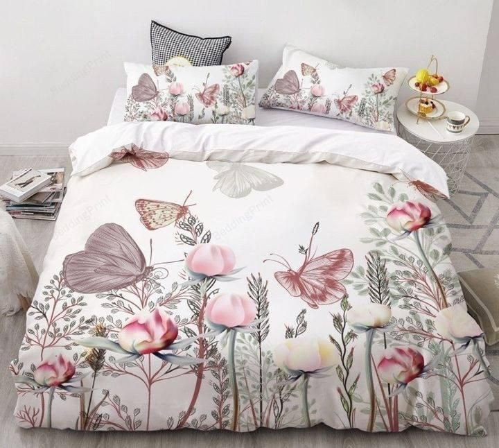 Butterflies Bed Sheets Duvet Cover Bedding Sets