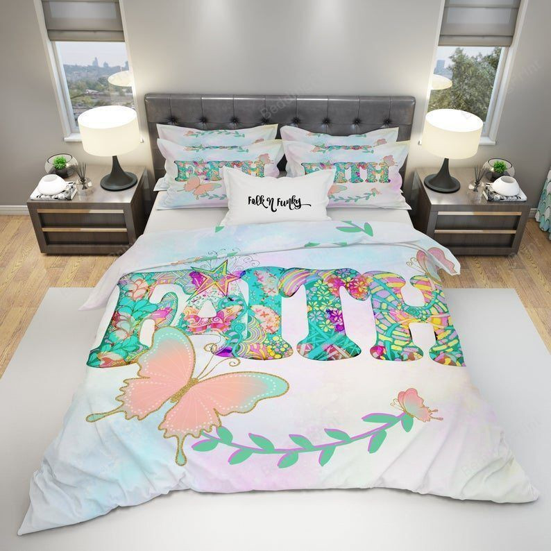 Butterfly Faith Bed Sheets Duvet Cover Bedding Sets