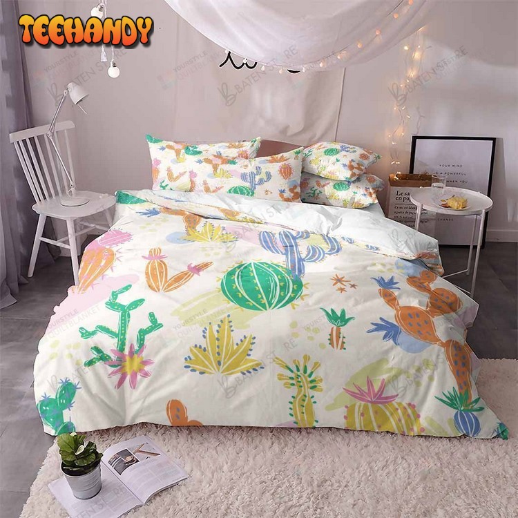 Cactus Series Lovely World Bedding Set Great Gifts For Birthday Christmas