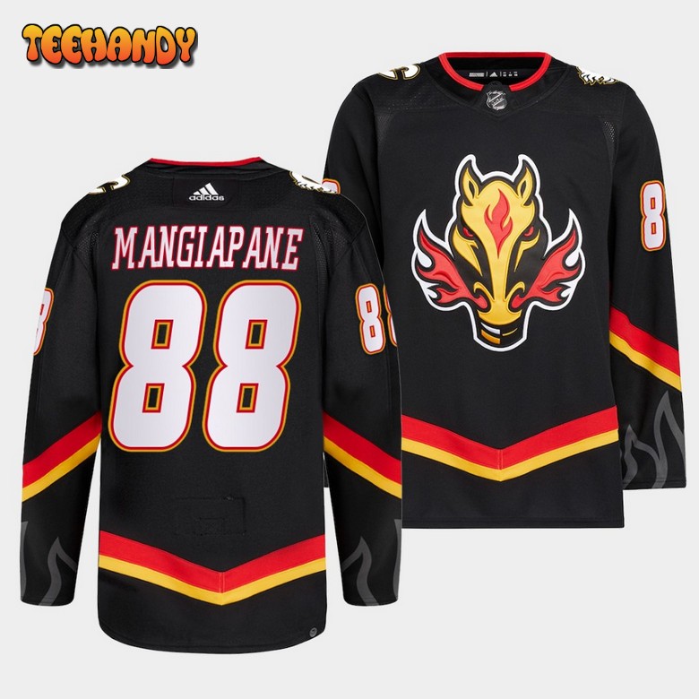 Calgary Flames Andrew Mangiapane 2022-23 Blasty Alternate Black Jersey