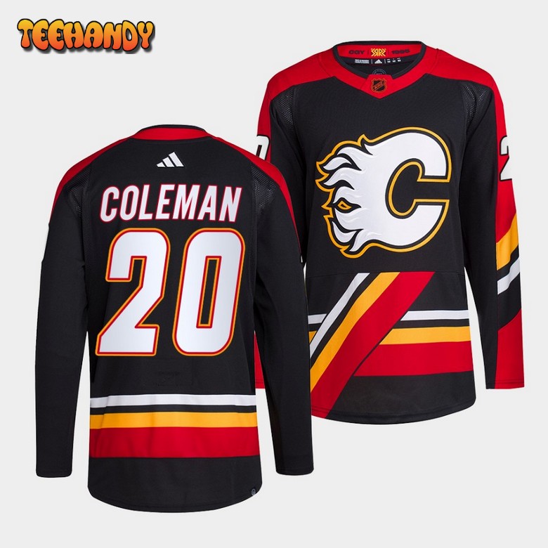 Calgary Flames Blake Coleman Reverse Black Jersey
