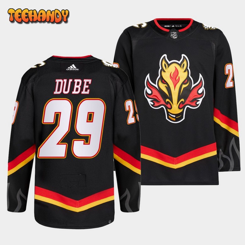 Calgary Flames Dillon Dube 2022-23 Blasty Alternate Black Jersey