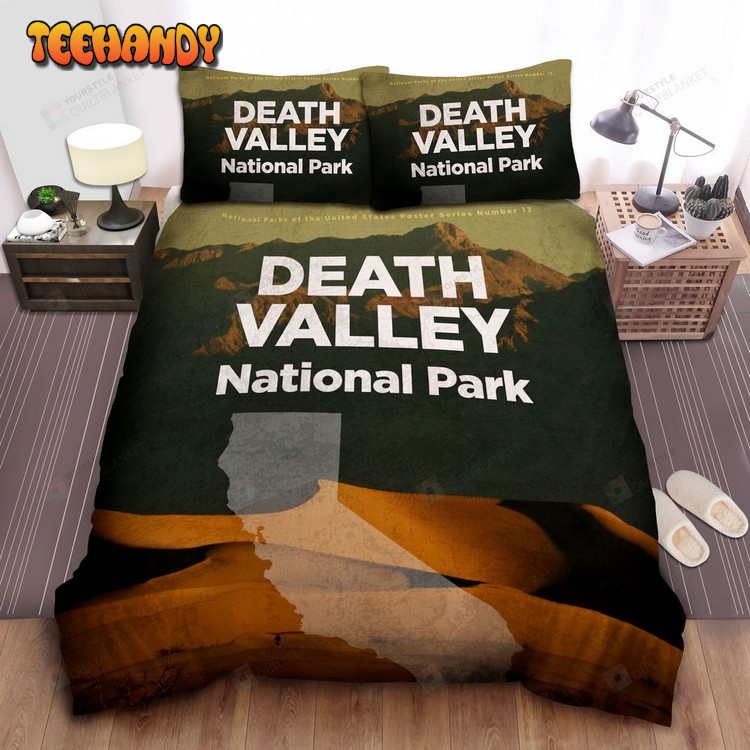 California Death Valley National Park Poster Comforter Bedding Sets