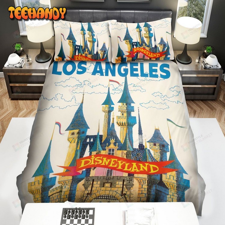 California Los Angeles Disneyland Spread Comforter Bedding Sets