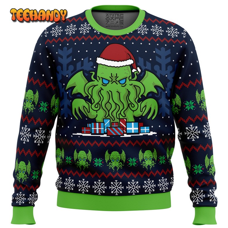 Call Of Christmas Cthulhu Ugly Christmas Sweater