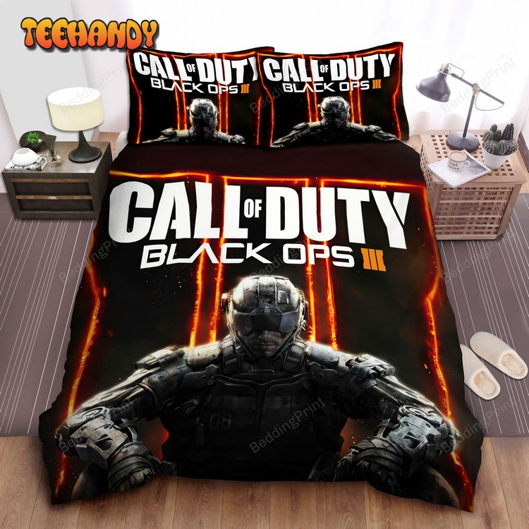 Call Of Duty, Black Ops 3 Character Sitting Duvet Cover Bedding Sets