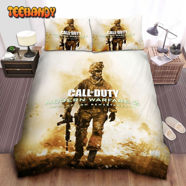 Call Of Duty, Modern Warfare 2 Alone Soldier Duvet Cover Bedding Sets