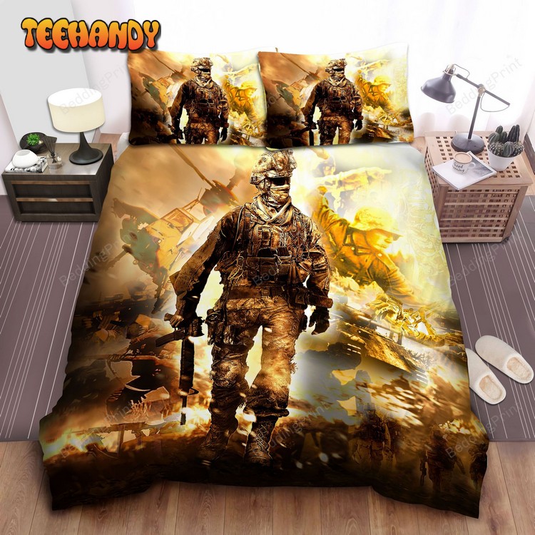 Call Of Duty, Modern Warfare 2 Wallpaper Duvet Cover Bedding Sets