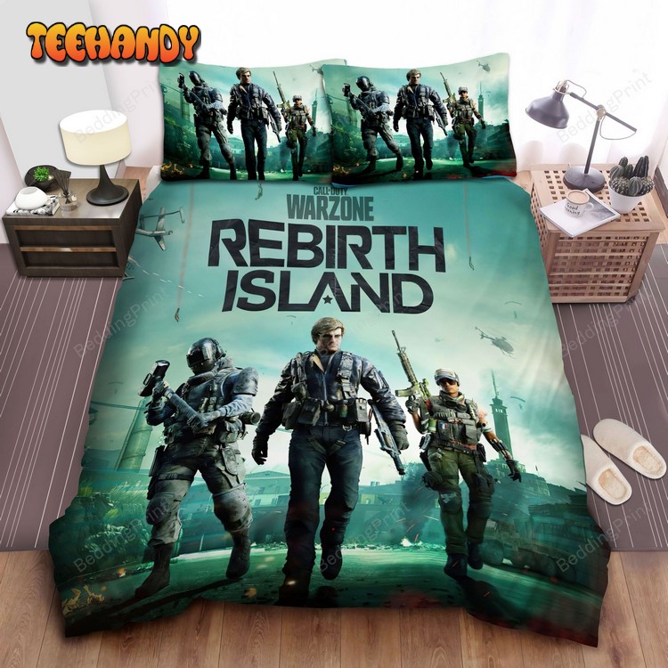 Call Of Duty, Rebirth Island Bed Sheets Duvet Cover Bedding Sets