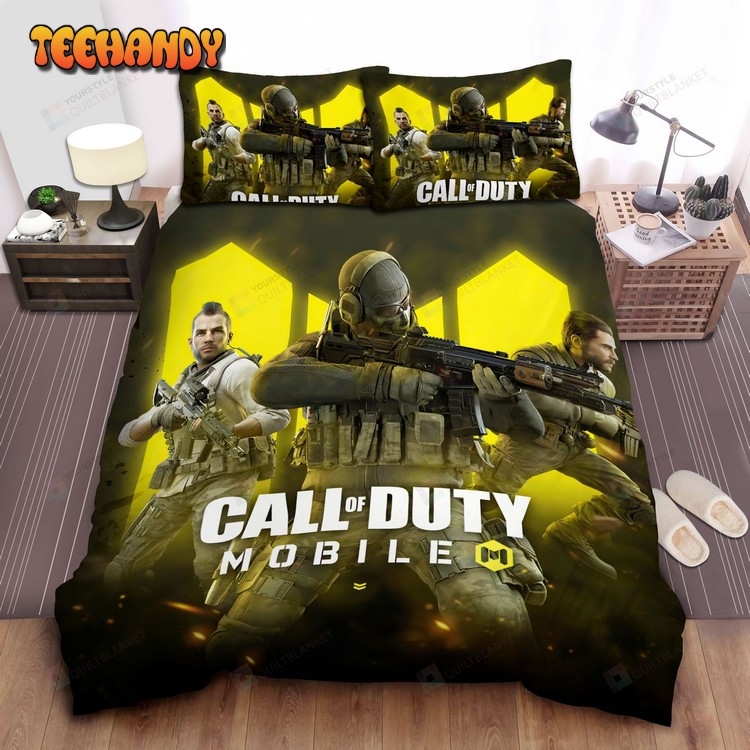 Call Of Duty, Skull Mask Mobile Game Duvet Cover Bedding Sets