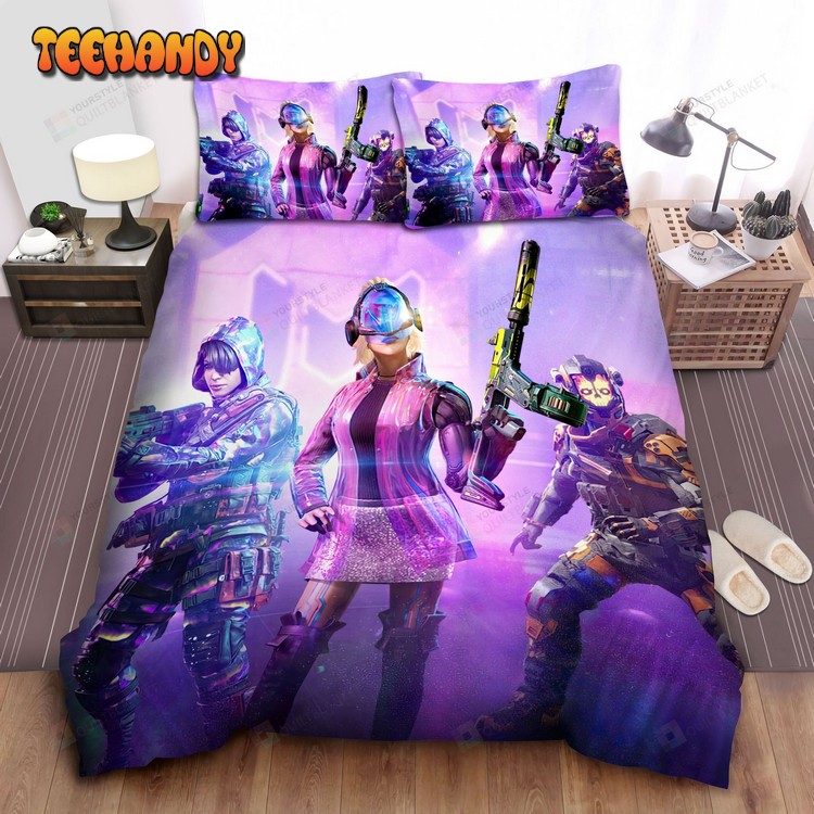 Call Of Duty, Violet Characters Comforter Duvet Cover Bedding Sets